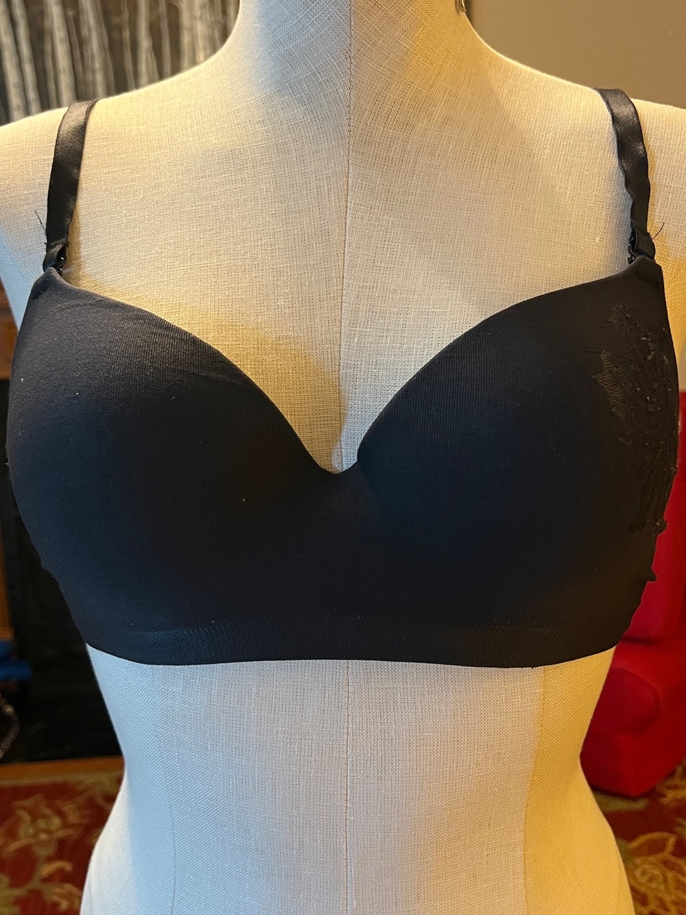 Soma Black Seamless T-Shirt Bra
